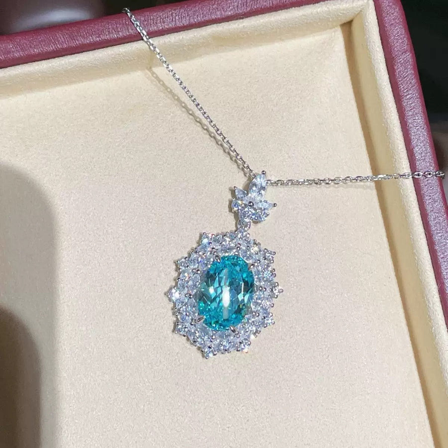 Aquamarine D Necklace