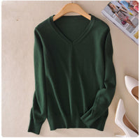 Anika V-Neck Knit Sweater