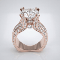 SILVER DIAMOND GLAMOUR RING