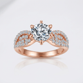 ROSE GOLD DIAMOND LEGACY RING