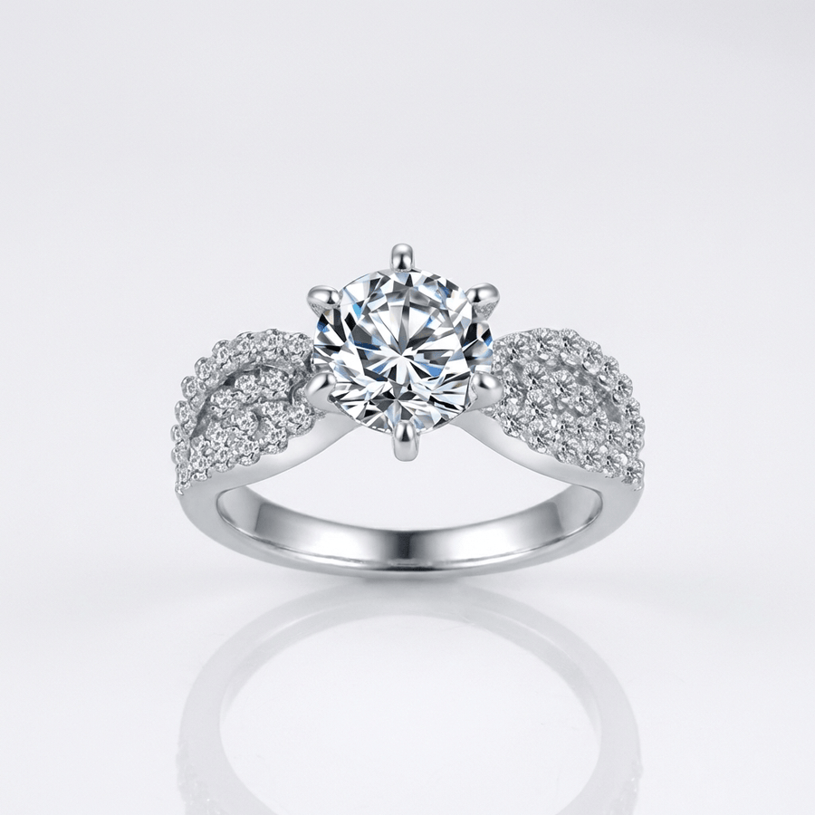 ROSE GOLD DIAMOND LEGACY RING
