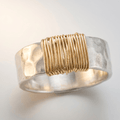 HANDMADE SILVER & COIL RING
