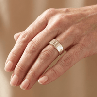 HANDMADE SILVER & COIL RING