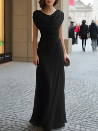 Victoria – Ruched Elegant Maxi Dress