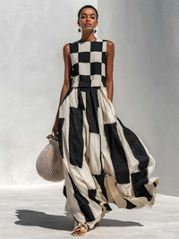 Keira - Cotton-Linen Maxi Dress