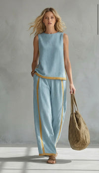 Lilias – Cotton Linen Two-Piece Set