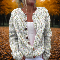Michelle | Spring Art Cardigan Multicolour