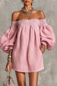 Rhianna – Lantern Sleeve Dress