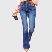 Comfortable Stretch Pants Blue