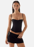 Tayana Corset Top Black Dress