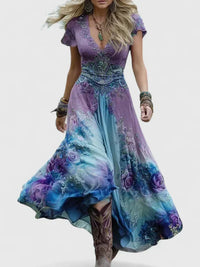 Bessie - Elegant Floral Maxi Dress