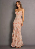 Rosia Peach Maxi Dress