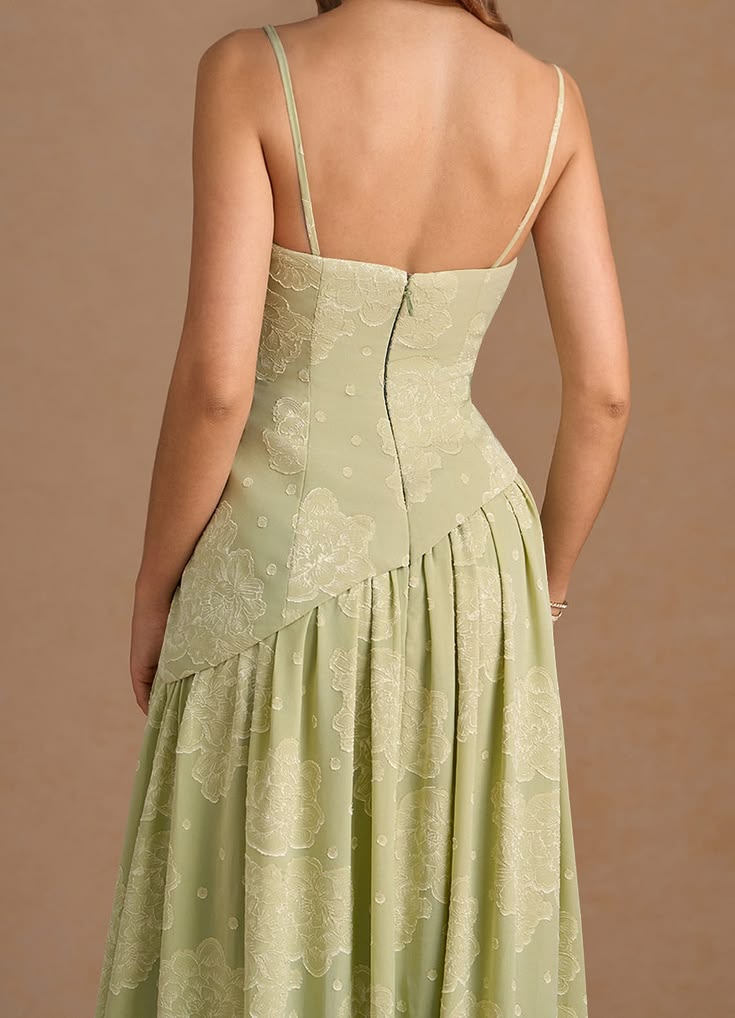 Marcella Celadon Maxi Dress