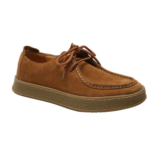 Matthew | High-Quality Suede Elegant Shoes Caramel