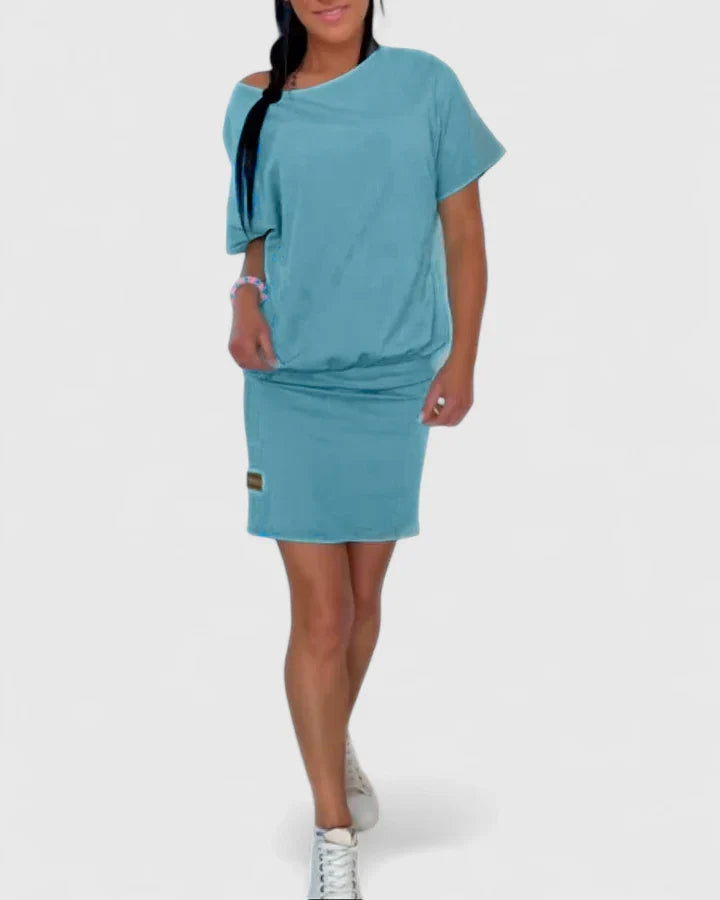 Makynzee | Comfortable Dress Blue