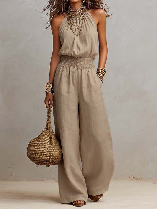 Valerie – Elegant Halterneck Jumpsuit
