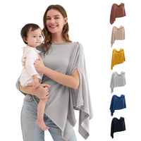 Taupe Peekaboo Nursing Poncho