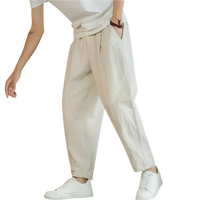 Nicholas | Cotton Pants Cancun. Beige