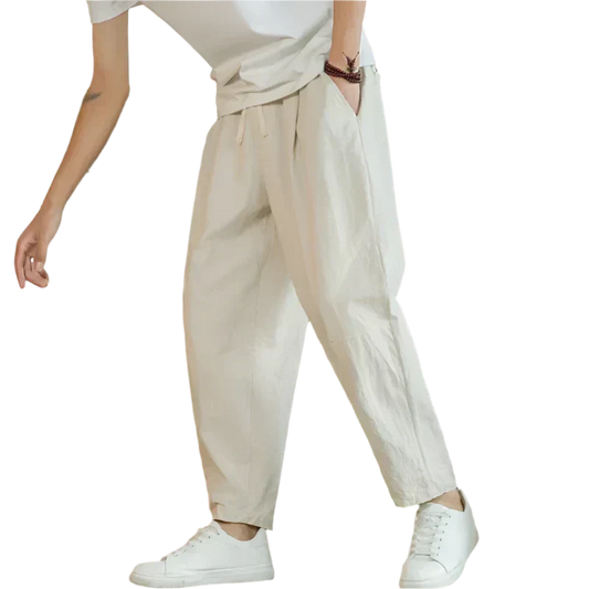 Nicholas | Cotton Pants Cancun. Beige