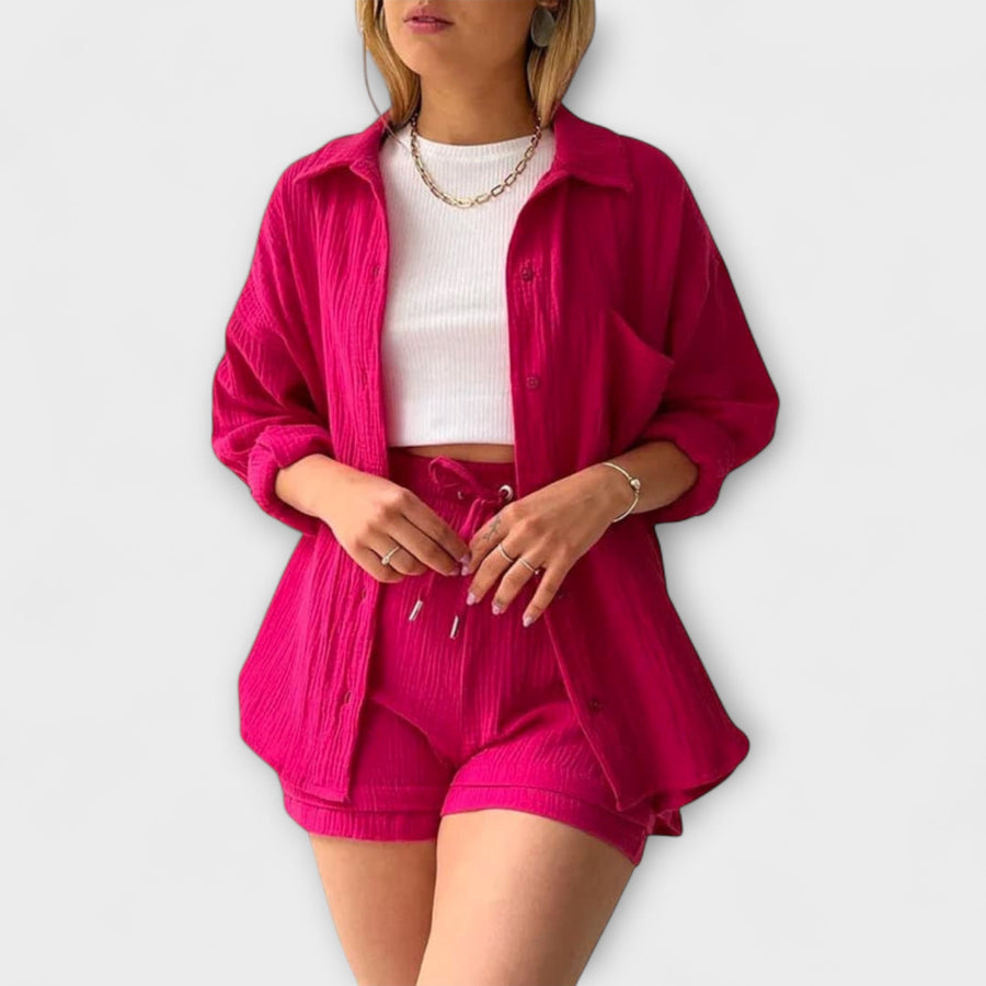 Roselina | Elegant Top & Bottom Pink
