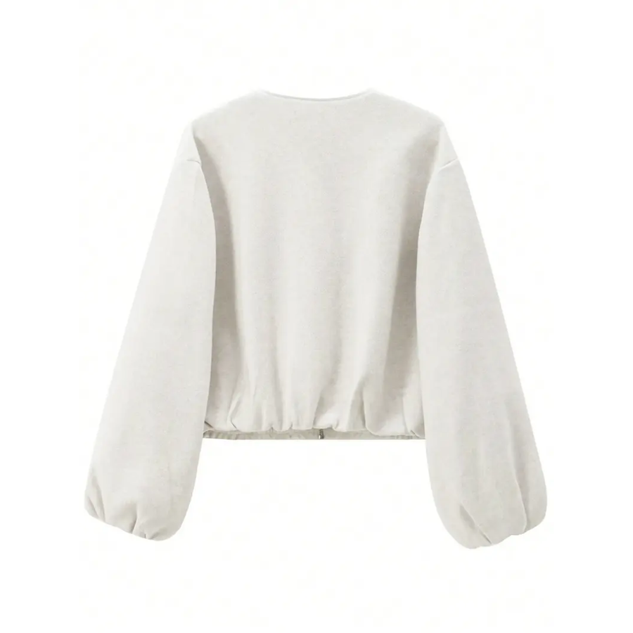 Rhian - Sporty Zip-Up Pilot Jacket Coat