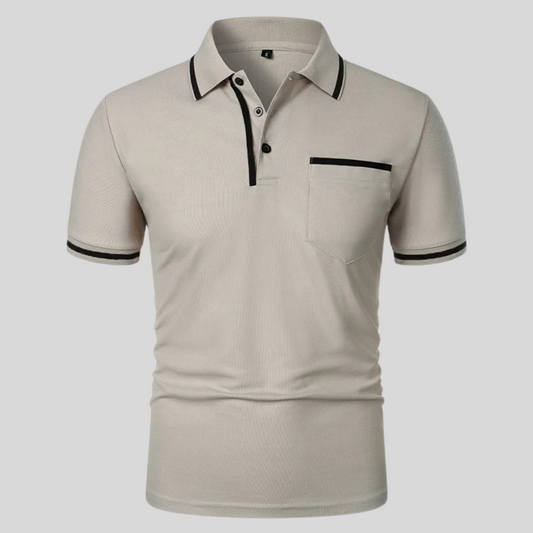 Dexter - Short Sleeve Polo Shirts – Light Grey