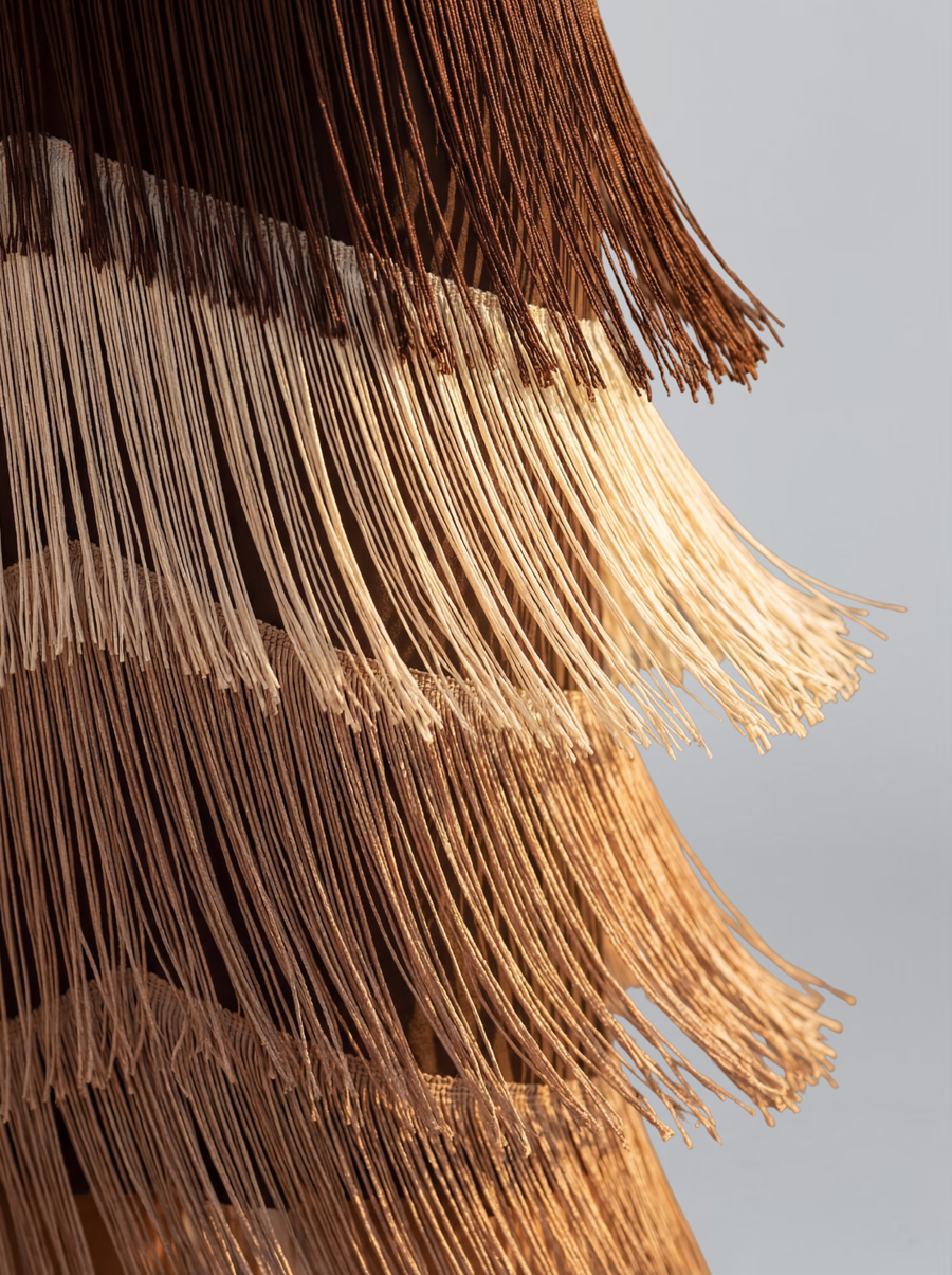 Perry – Elegant Fringe Detail Evening Dress