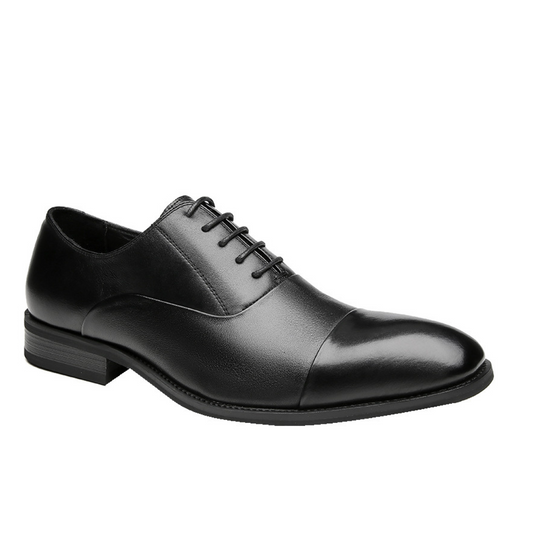 Mark | Classic Leather Shoes. Black