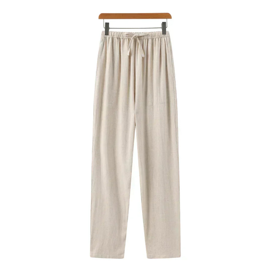 Ronald | Marrakech - Linen Pants Beige