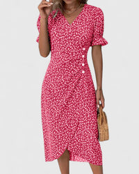 Kataryna | Comfortable Summer Dress Red