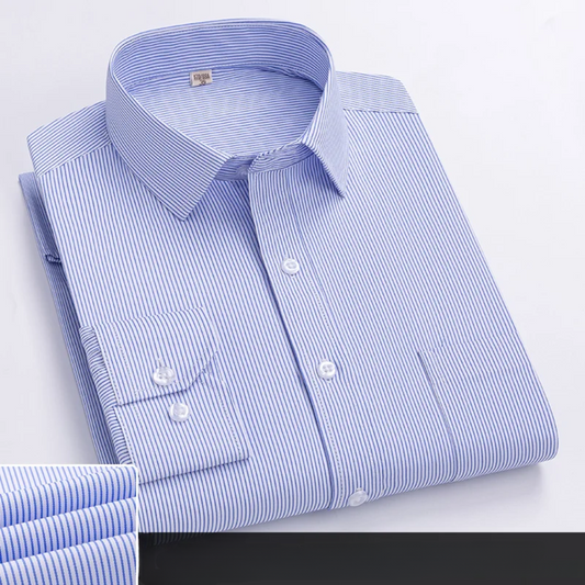 Axel | Elegant Office Shirt Light Blue