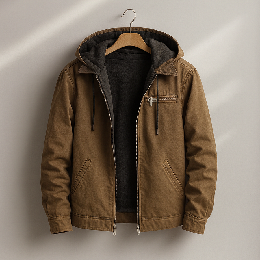 Finnley – Sherpa-Lined Canvas Jacket