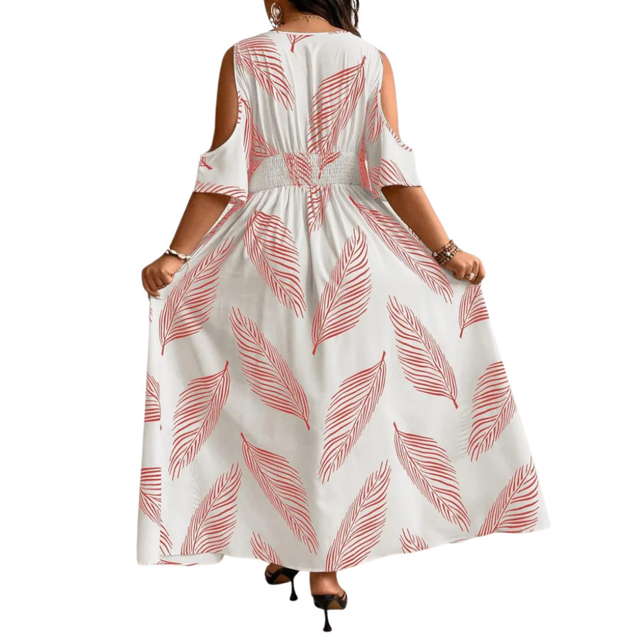 Wivina – Boho Cold Shoulder Summer Dress