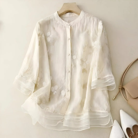 Louise | Lightweight Cotton Blouse