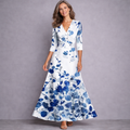 Myrtle - Elegant Maxi Floral Dress