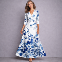 Myrtle - Elegant Maxi Floral Dress