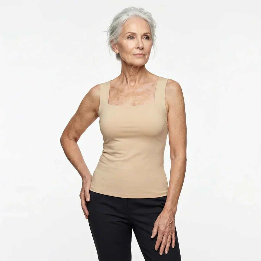 Dulcie - Built-In Comfort Bra Tank Top