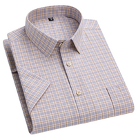 Zack | Short-Sleeve Cotton Shirt Khaki