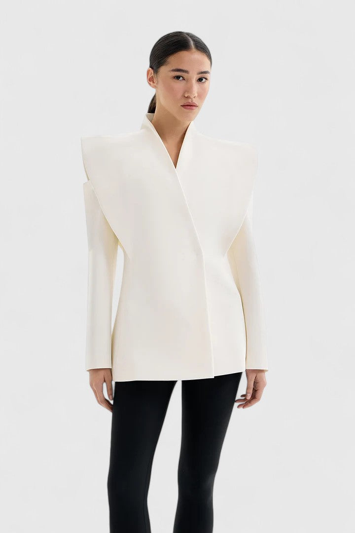 Valeria | Elegant Blazer White