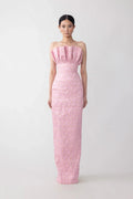 Sau Lee Noah Jacquard Gown Dynasty Pink