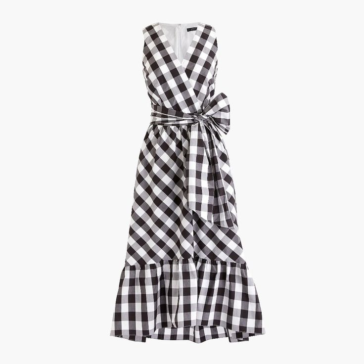 J. Crew Dress Nwt J.Crew Sleeveless Faux Wrap Dress With Pockets In