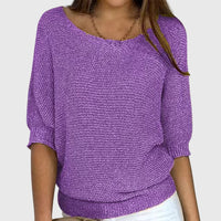 Sofia - Elegant Sweater Purple
