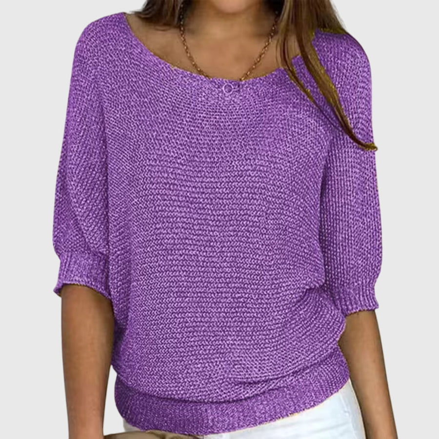 Sofia - Elegant Sweater Purple