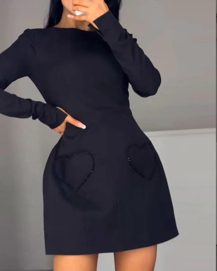 Charlotte – Elegant Long Sleeve Mini Dress