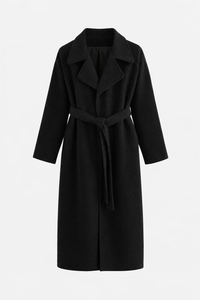 Hayley - Elegant Belted Long Coat