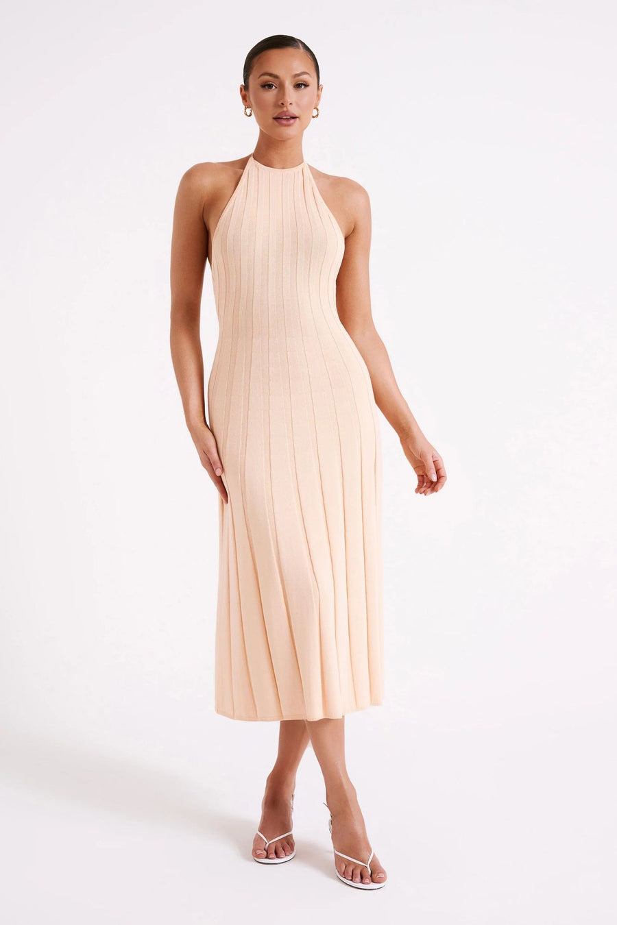 Dalila Halter Neck Midi Dress