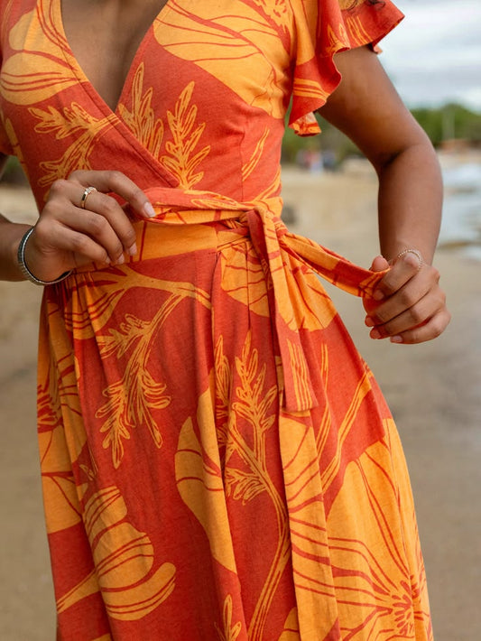 Isla Dress Poppies