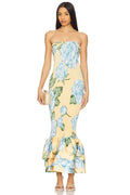 L'IDEE Ramblas Dress in Fleur Bleue from Revolve.com