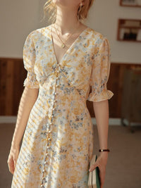 Kora Printed Maxi Floral Dress