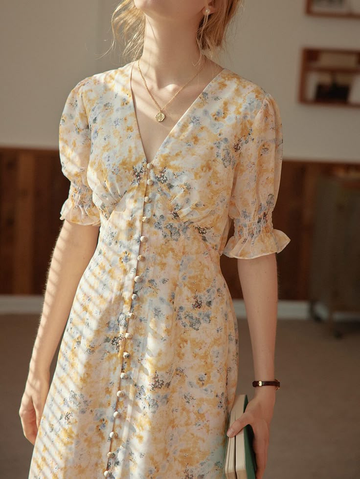 Kora Printed Maxi Floral Dress
